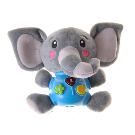 Strategy Agon Musical Elephant Infant Plush Toy ST3320852
